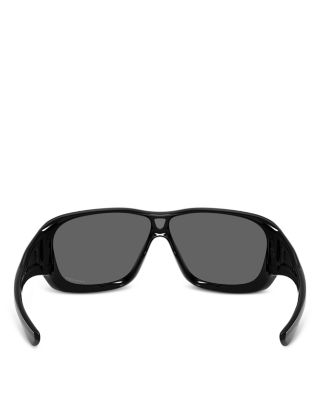De La Salle Rectangular Mask Sunglasses, 130mm
