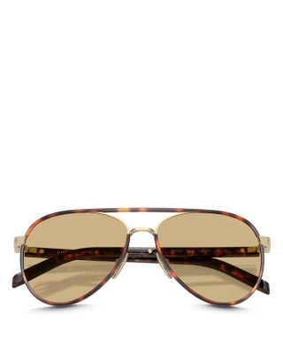 PR B57S Aviator Sunglasses, 59mm