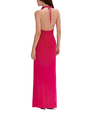 Radiant Jersey Halter Gown
