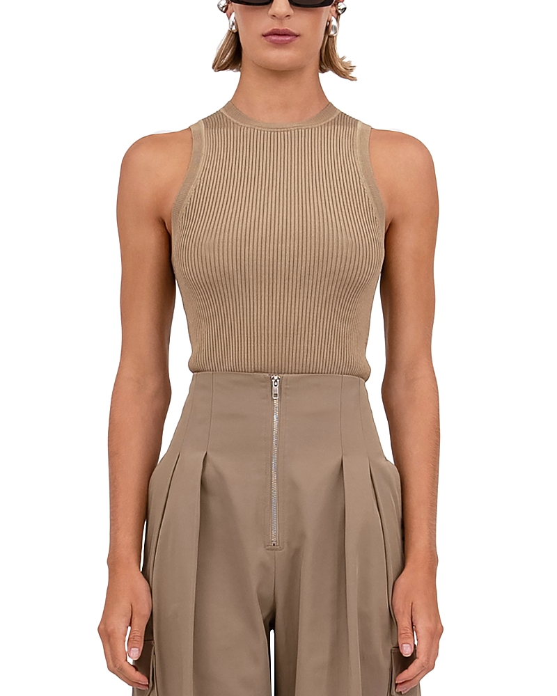 Nonchalant Label Mia Tank Top In Army