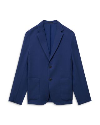 Clinton Slim Fit Unstructured Sport Coat in Grid Suiting