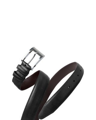 Men's Wide Basic Leather Dress Belt