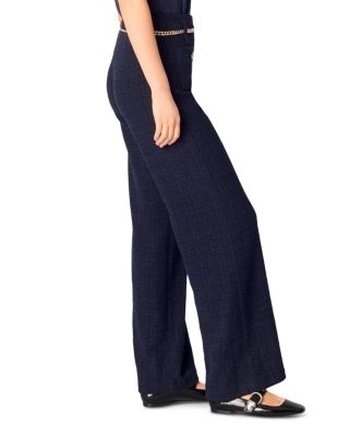 Tweed Trousers With Chain Belt