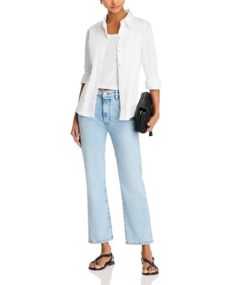 Le Sleek Straight Leg Jeans in Tribute