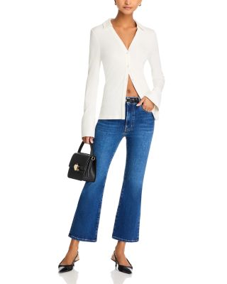 The Reboot High Rise Ankle Bootcut Jeans in Femma