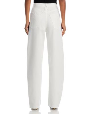 Twill Good Barrel High Rise Jeans in White