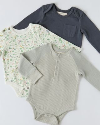 Unisex Sailor Stripe Raglan One Piece - Baby