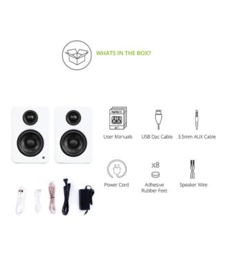 YU2 Powered Desktop Speakers - Pair