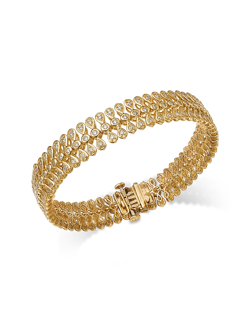 Bloomingdale's Diamond Multi-Row Bracelet in 14K Yellow Gold, 2.0 tcw