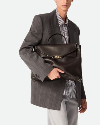 Large Ciao Ciao Intrecciato Leather Top Handle Bag