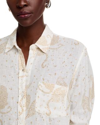 Charli Cheetah Print Shirt