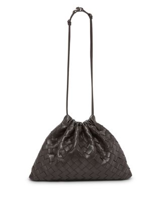 Dustbag Intrecciato Leather Shoulder Bag