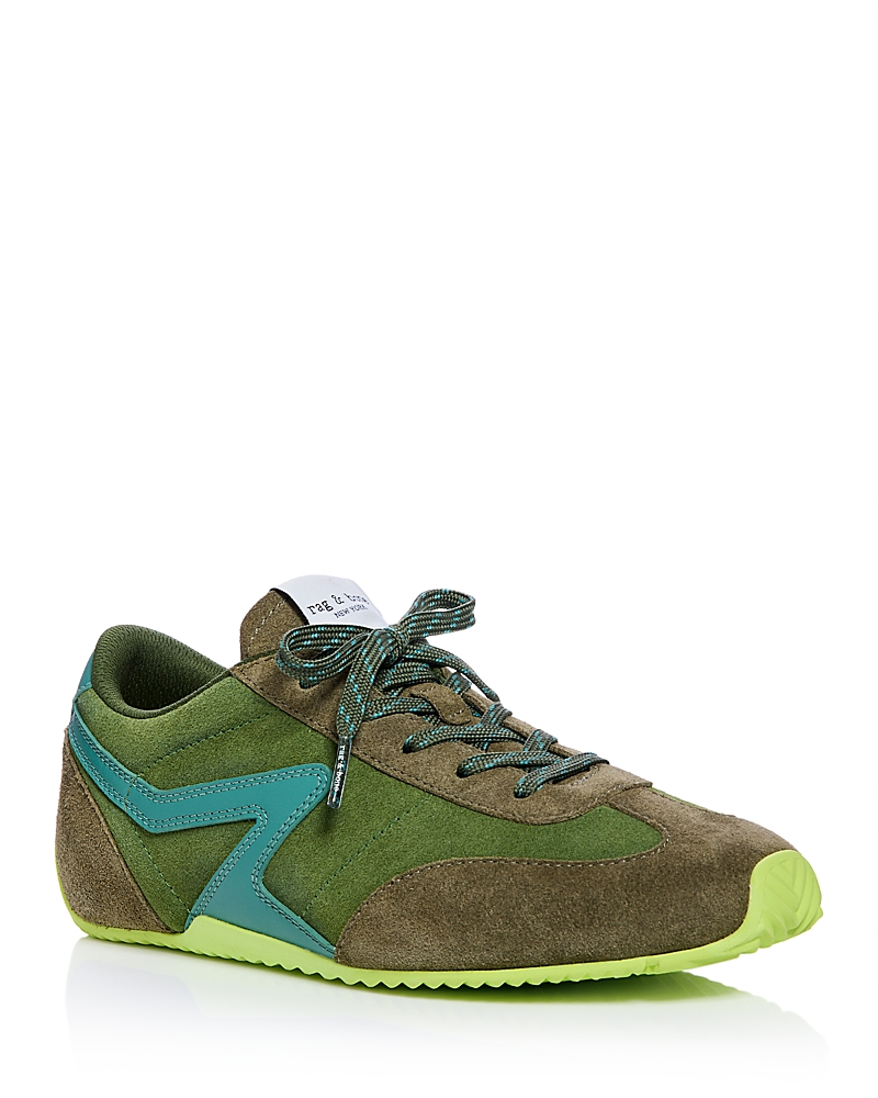 Rag & Bone Ultra Slim Retro Suede Runner Sneakers In Trafalgar Suede
