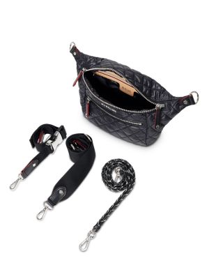Small Quilted Nylon Crosby Sling Bag