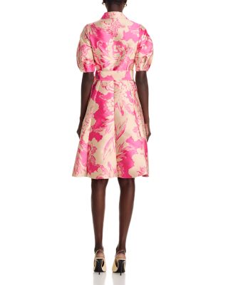 Floral Embossed Dress
