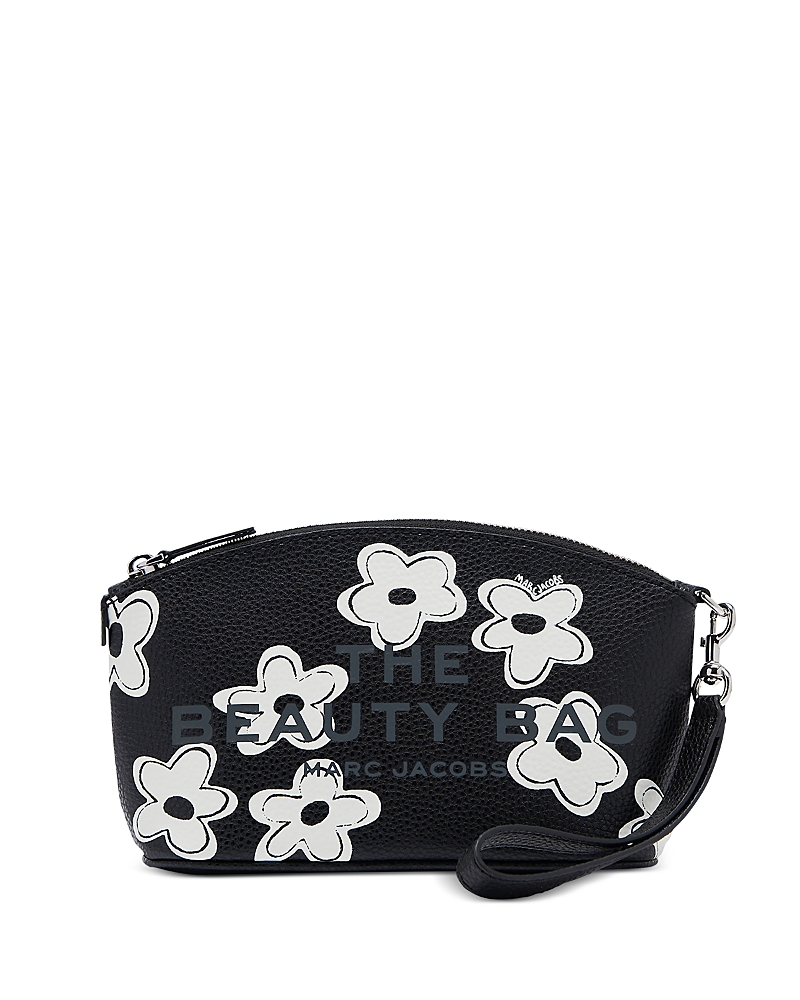 Shop Marc Jacobs The Daisy Beauty Bag In Black/white