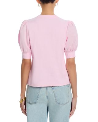 Puff Sleeve Henley Top
