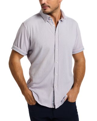 Hammond Textured Tailored Fit Button Down Shirt