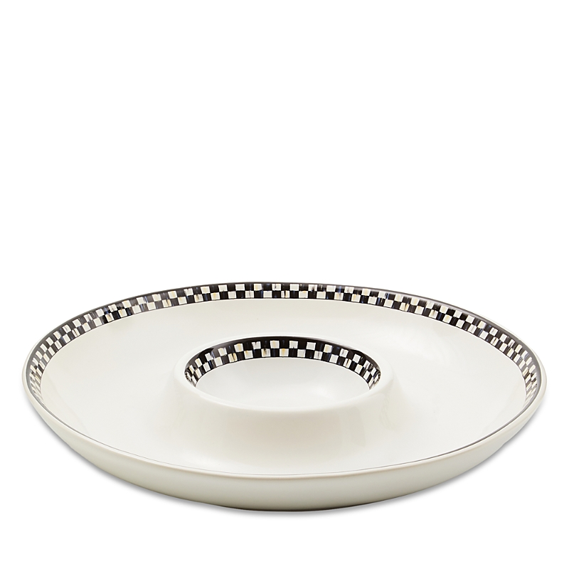Mackenzie-childs Courtly Check Everyday Chip & Dip