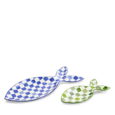Go Fish Serving Platters, Set of 2