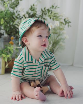 Boys' Terry Top, Shorts & Hat Set - Baby  
