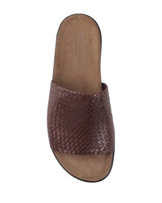 Women's Effie Woven Leather Slide Sandals