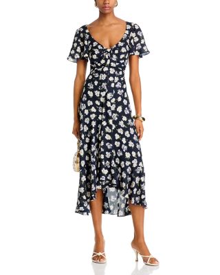 Tossed Poppies Isha Dress