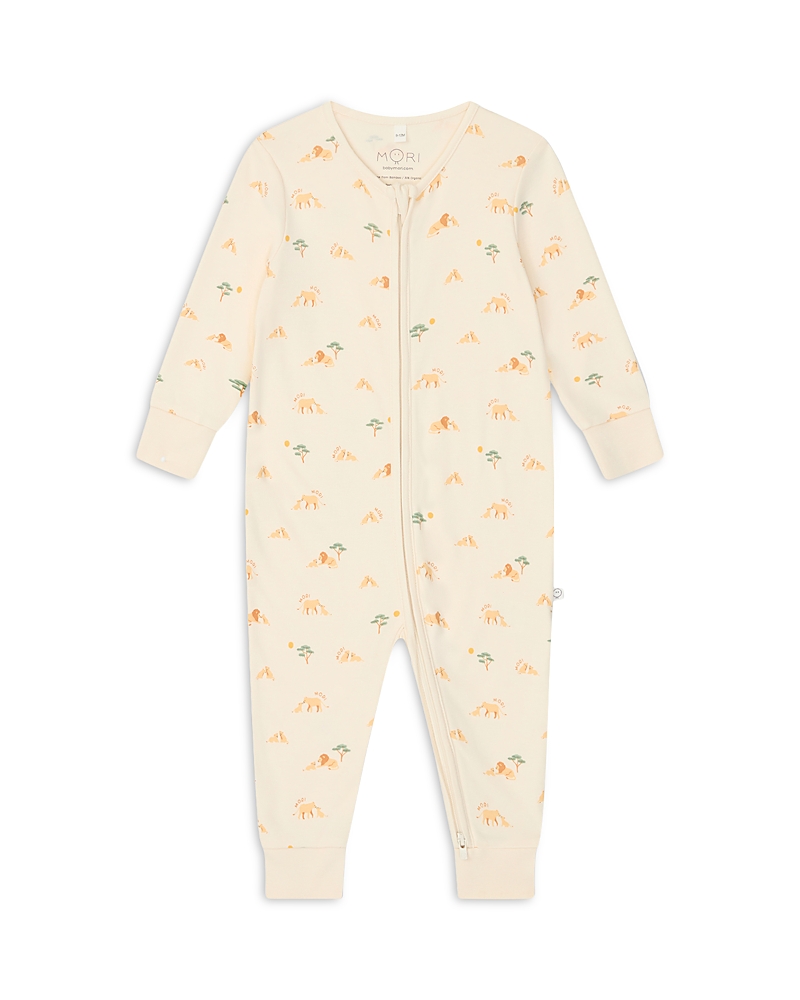 Shop Mori Unisex Print Clever Coverall - Baby In Lion Print