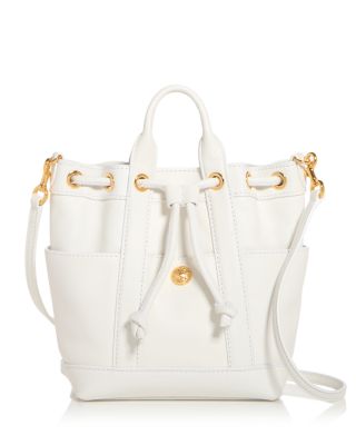Veronica Beard - Mini Goody Leather Bucket Bag
