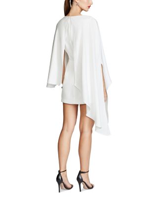 laure crepe mini dress HALSTON Laure Crepe Mini Dress