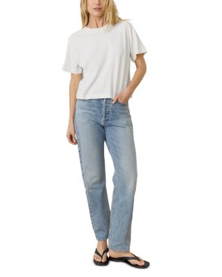 Vintage Slub Crop Tee