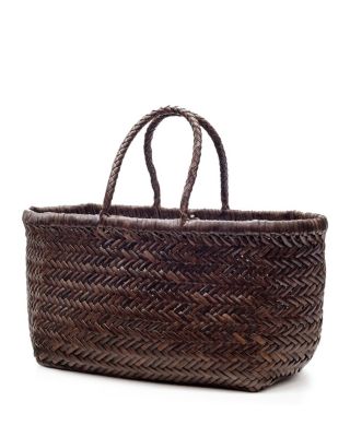 Triple Jump Small Leather Basket Bag