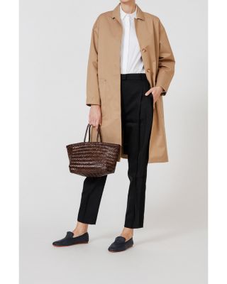 Triple Jump Small Leather Basket Bag