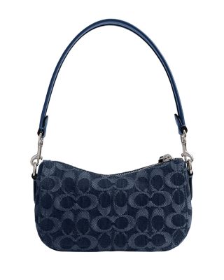 Mini Swinger Bag 20 in Signature Denim