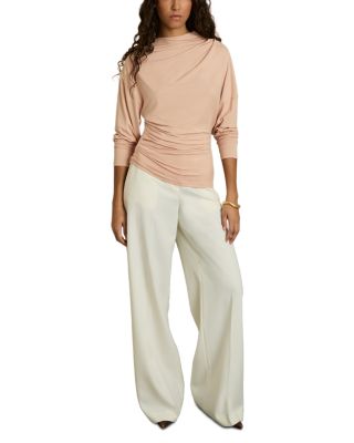 Daisy Draped Long Sleeve Top