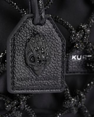 Small Macrame Crystal Mini Bucket Bag