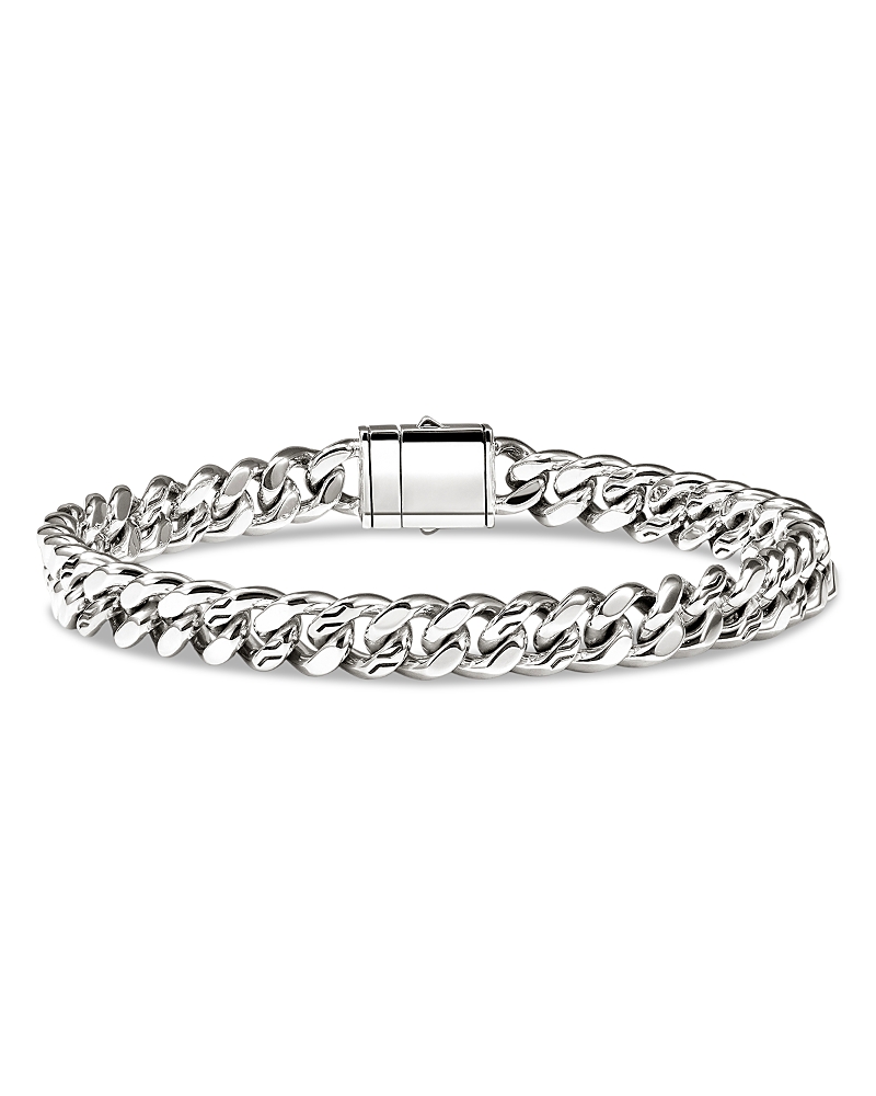 John Hardy Curb Chain Bracelet In Sterling Silver In Silver