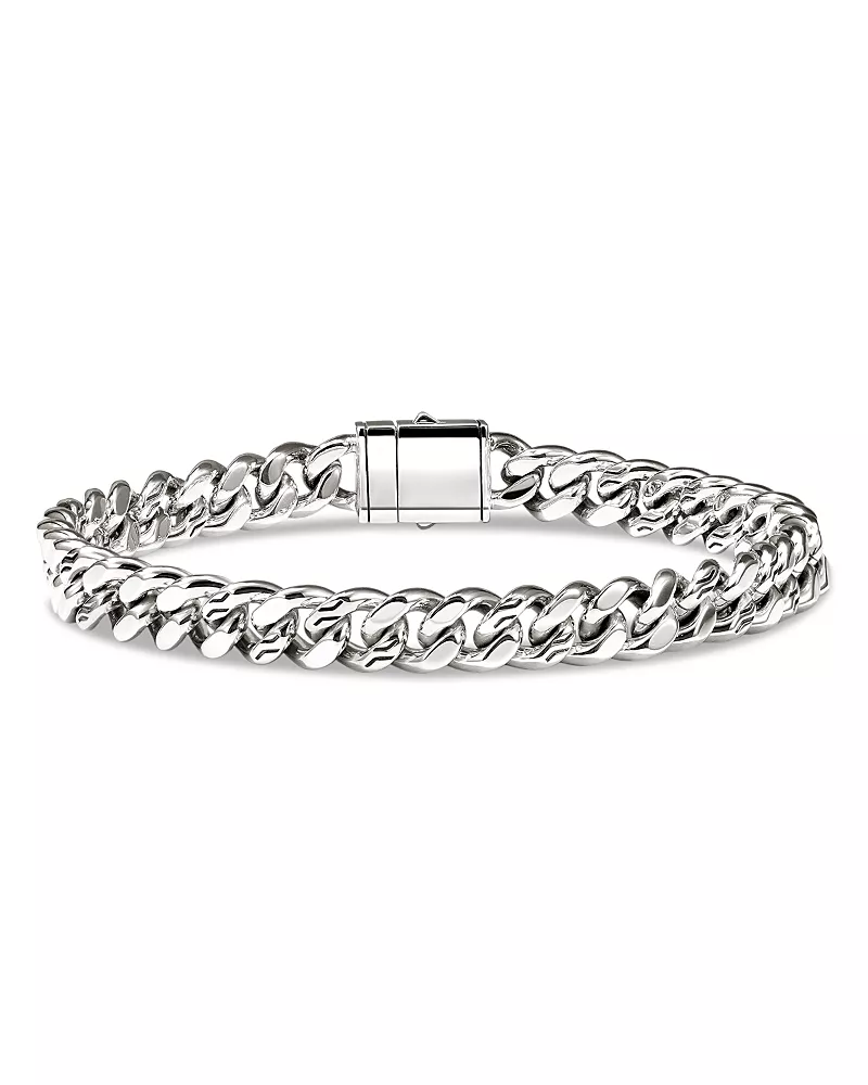 John Hardy Curb Chain Bracelet in Sterling Silver