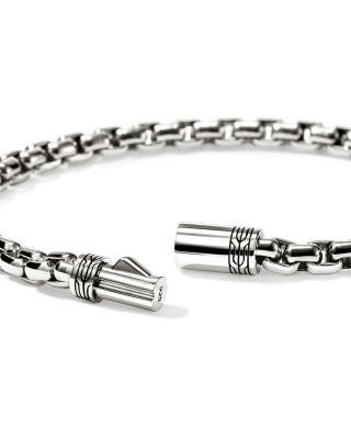 Sterling Silver Box Chain Bracelet, 4.8mm