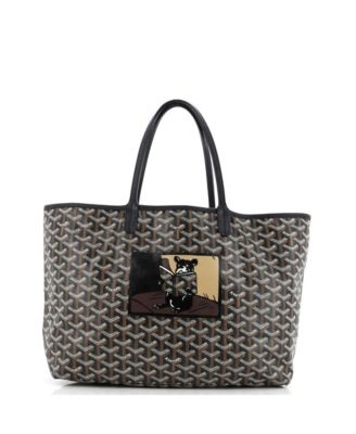 Pre-Owned Goyard - PM Saint Louis Tote Printed Coated Canvas