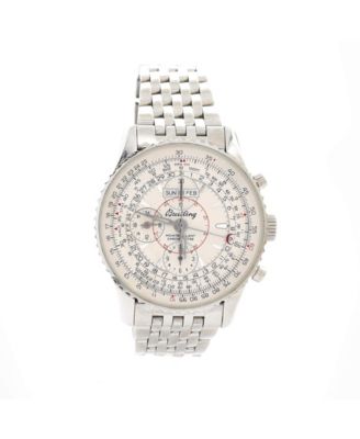 Pre-Owned Breitling - Navitimer Montbrillant Datora Chronograph Automatic Watch in Stainless Steel 43mm