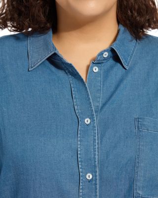 Bay Crop Chambray Shirt