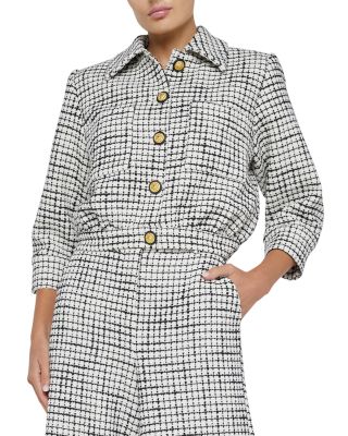 L'AGENCE - Jia Cropped Three Quarter Sleeve Jacket