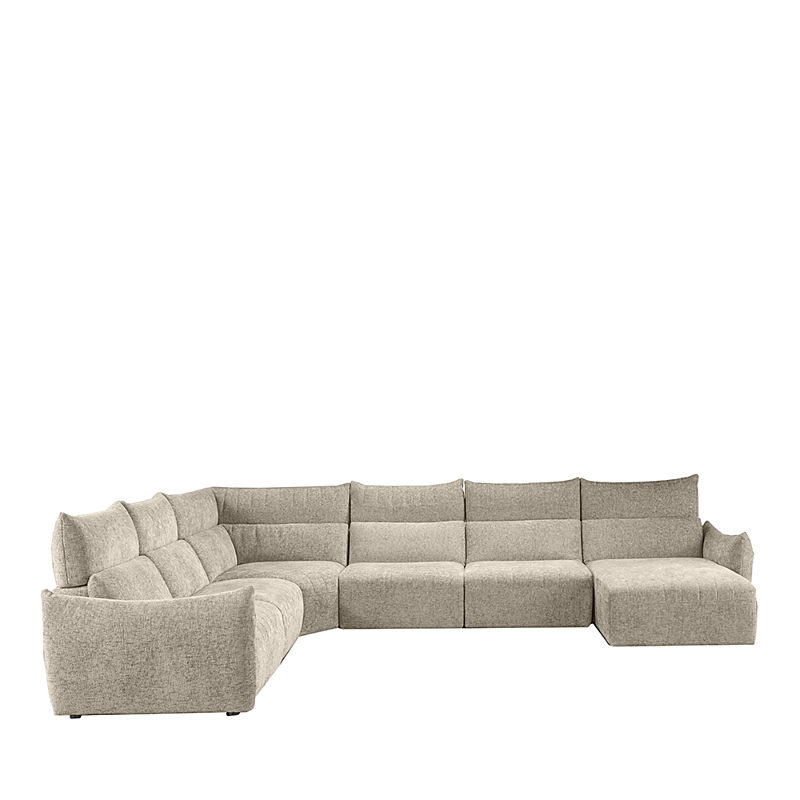 Giuseppe Nicoletti Paradiso 6 Piece Sectional In Baobab - Beige