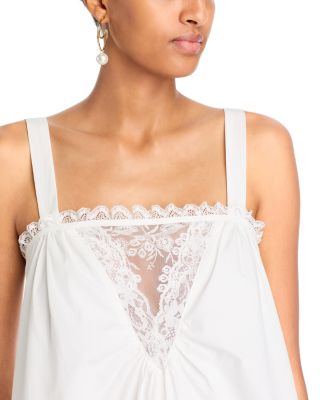 Lace Inset Tank Top - Exclusive