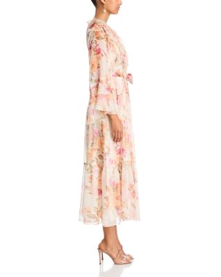 Floral Ruffle Maxi Dress - Exclusive