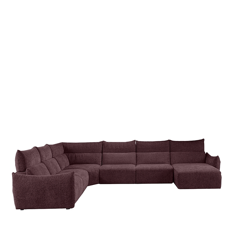Giuseppe Nicoletti Paradiso 6 Piece Sectional In Baobab - Prunga
