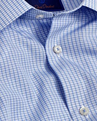 Slim Fit Poplin Check Dress Shirt