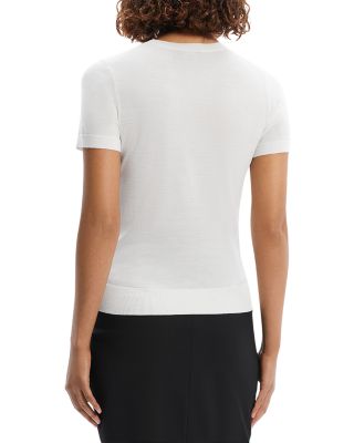 Lightweight Wool Short Sleeve Top