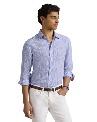 Polo Ralph Lauren - Classic Fit Checked Linen Shirt